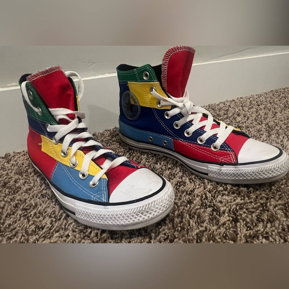 COPY - Multicolor patchwork Allstar Converse